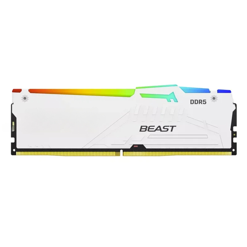 Ddr5 6000Mhz - ذاكرة كينغستون فيوري وايت RGB سعة