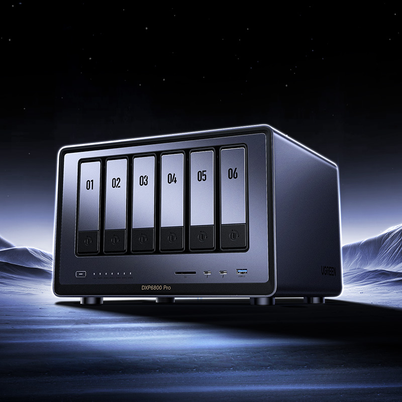 Ddr5 8Gb - DXP6800 Pro 6-Bay Desktop NAS، I5