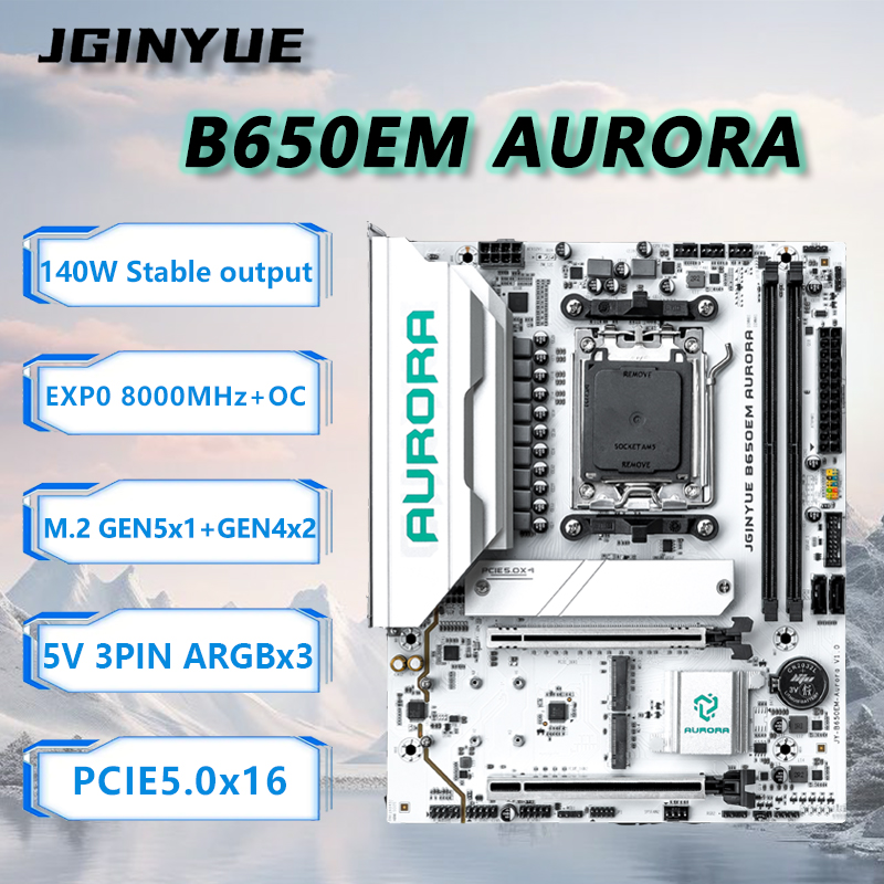 Ddr5 Rgb Ram - JGINYUE B650M AURORA اللوحة الأم الجديدة