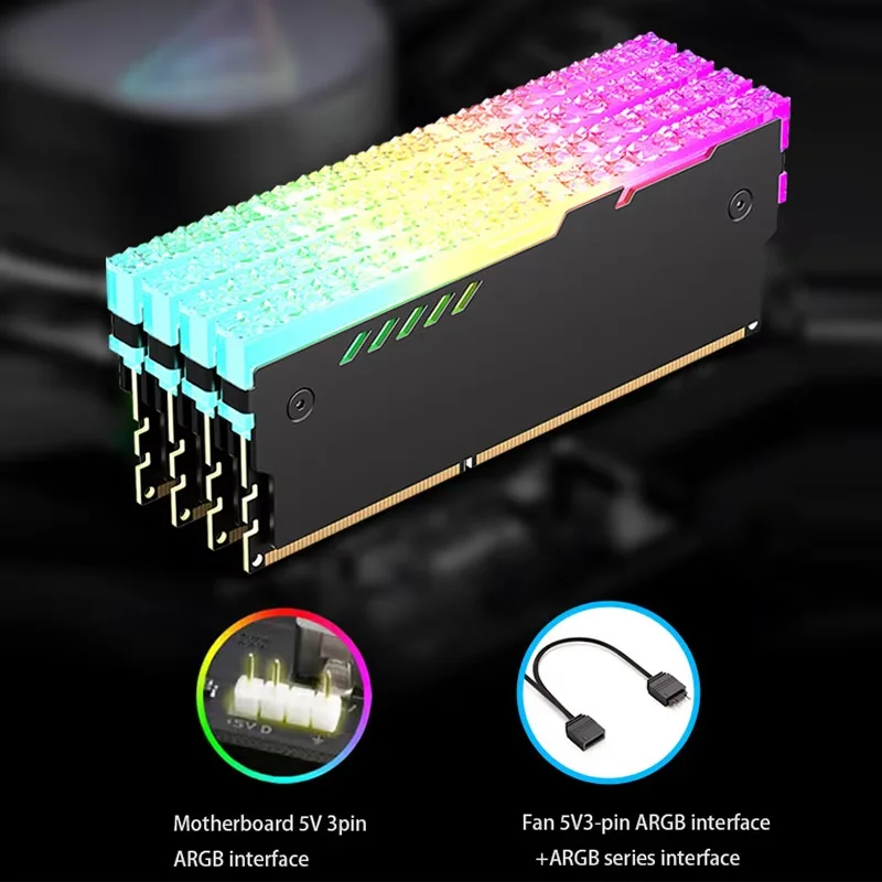 PC ذاكرة المبرد RM-1 RAM سترة  - مراجعة Ddr5 Rgb Ram وسعره