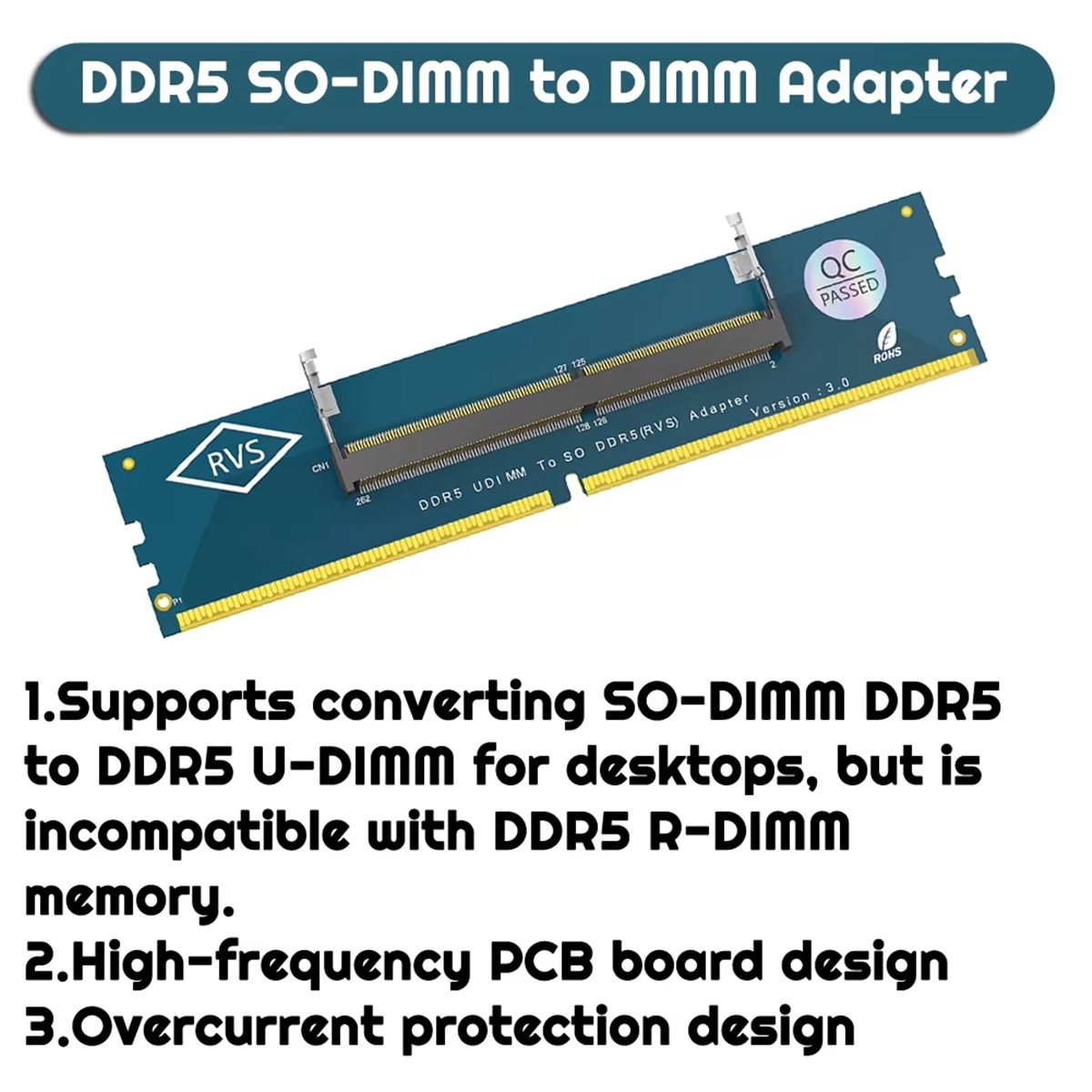 محول ذاكرة T35C لتحويل ذاكرة ا - مراجعة Ddr5 Sodimm وسعره