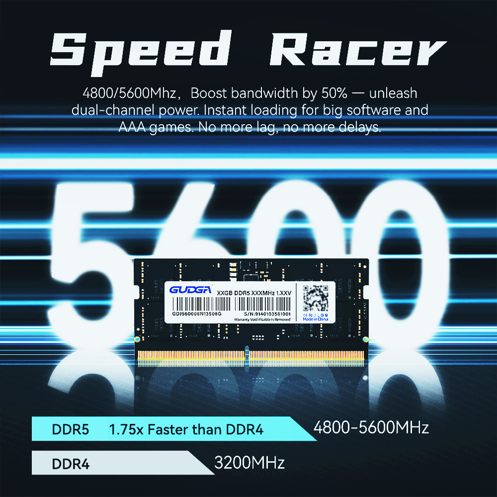 ذاكرة GUDGA DDR5 بسعة 8 جيجابا - مراجعة Ddr5 8Gb وسعره