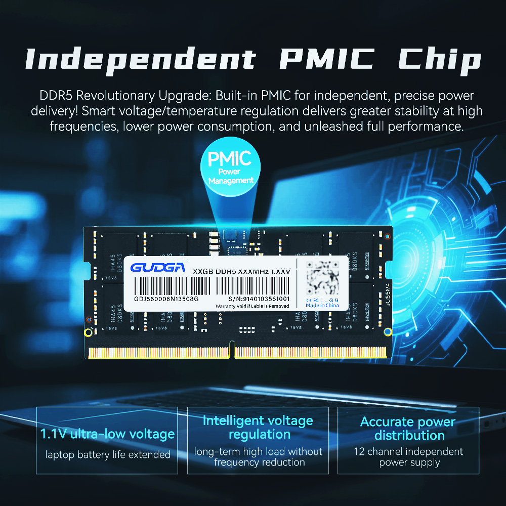 ذاكرة GUDGA DDR5 بسعة 8 جيجابا - مراجعة Ddr5 8Gb وسعره