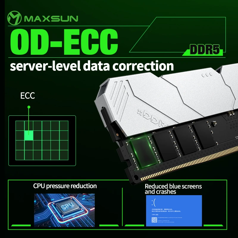 MAXSUN المبرد Memoria RAM DDR5 - مراجعة Ddr5 16Gb 6000Mhz وسعره