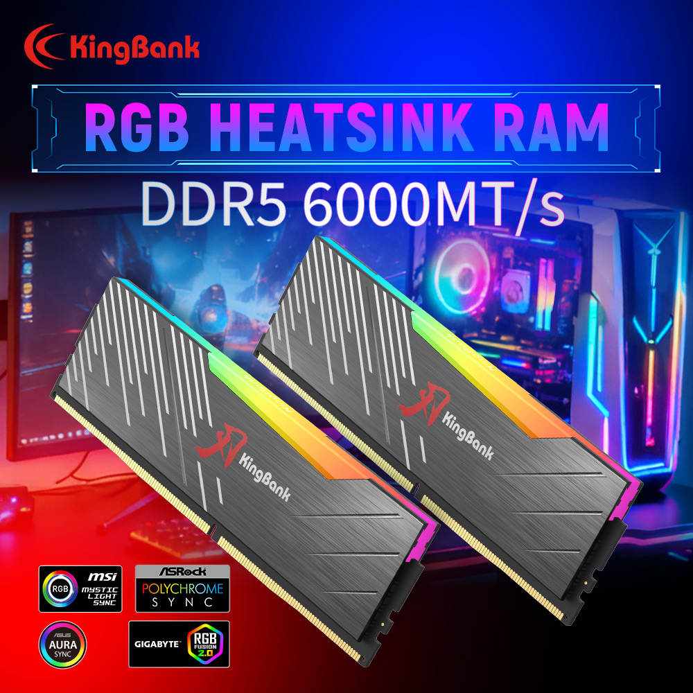 ذاكرة كينج بانك KRRB DDR5 RGB  - مراجعة Ddr5 16Gb 6000Mhz وسعره