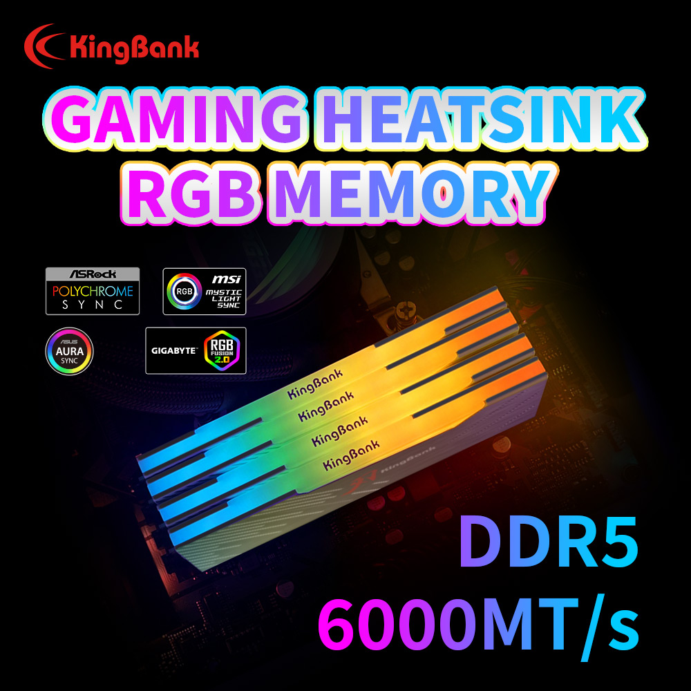 ذاكرة كينج بانك KRRB DDR5 RGB  - مراجعة Ddr5 16Gb 6000Mhz وسعره