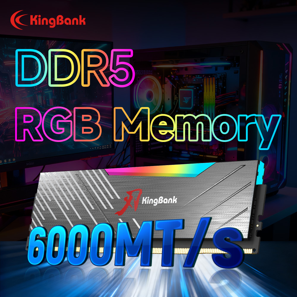 ذاكرة كينج بانك KRRB DDR5 RGB  - مراجعة Ddr5 16Gb 6000Mhz وسعره