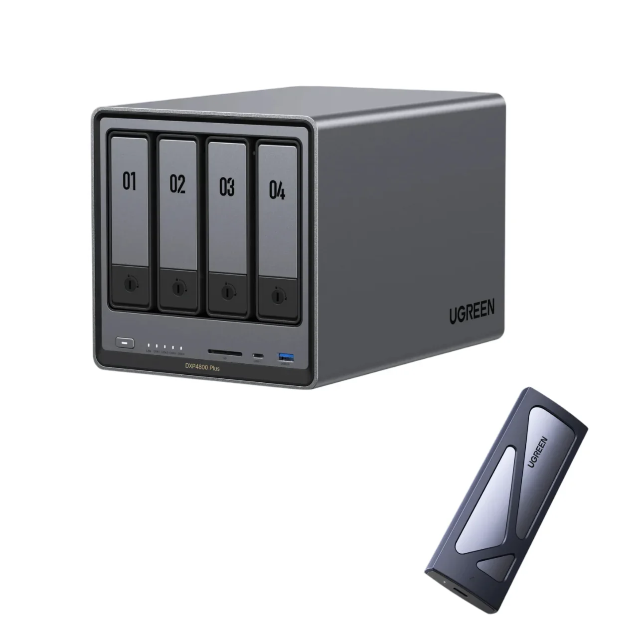 NASync DXP4800 Plus 4 Bracket  - مراجعة Ddr5 8Gb وسعره