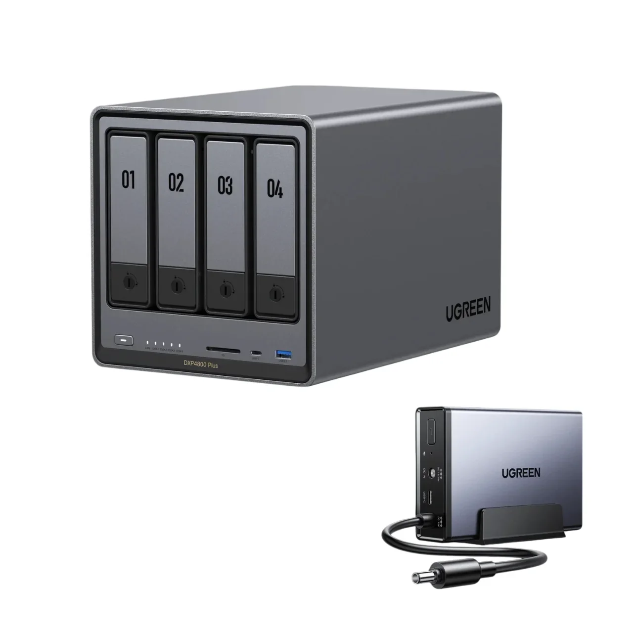 NASync DXP4800 Plus 4 Bracket  - مراجعة Ddr5 8Gb وسعره