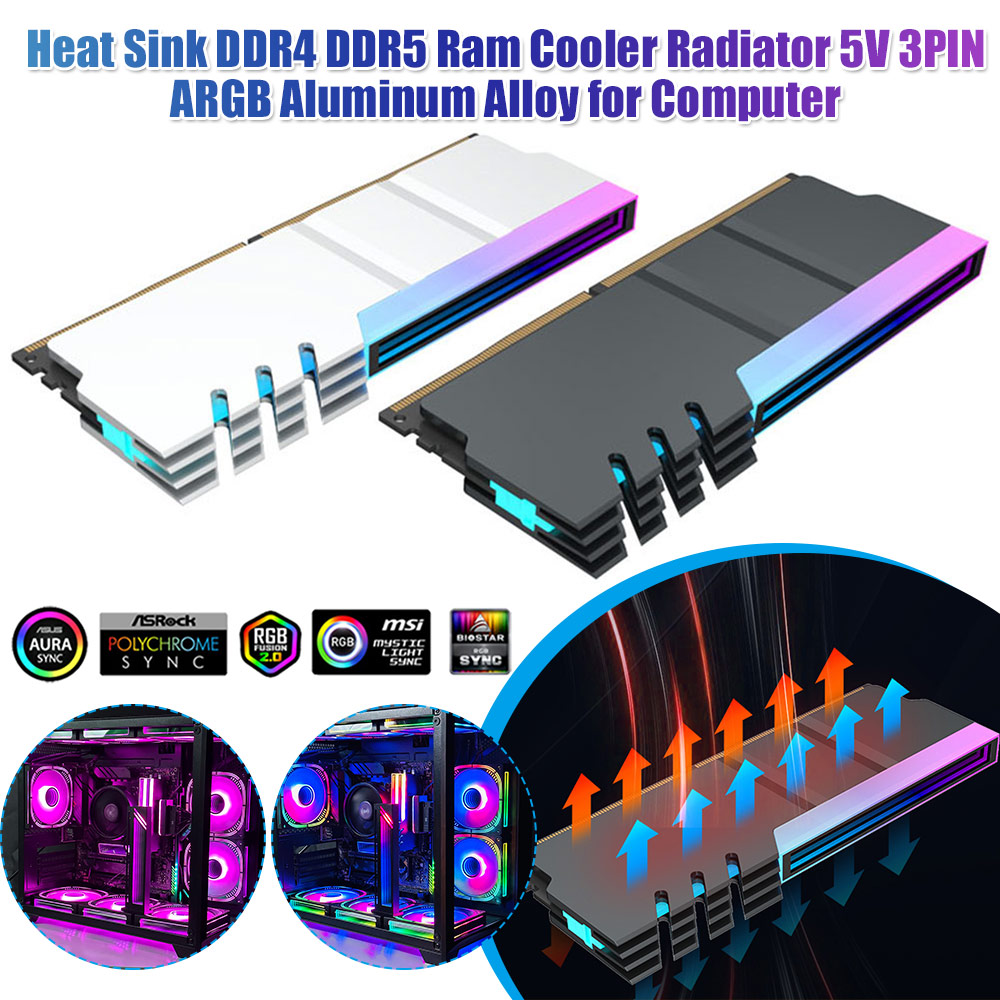 مشتت حراري لوحدة ذاكرة الكمبيو - مراجعة Ddr5 Rgb Ram وسعره