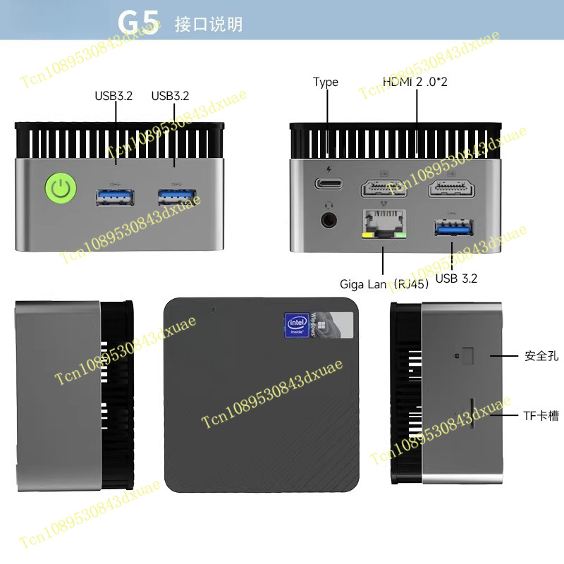 جهاز كمبيوتر صغير G5 Alder Lak - مراجعة Ddr5 4800Mhz وسعره