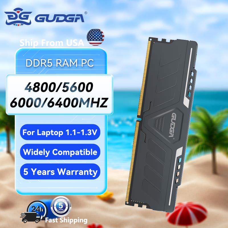ذاكرة رام GUDGA DDR5 للكمبيوتر - مراجعة Ddr5 4800Mhz وسعره