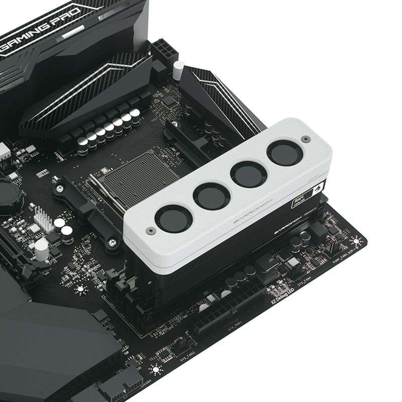 BARROWCH DDR5، DDR4 مروحة الذا - مراجعة Ddr5 Rgb Ram وسعره