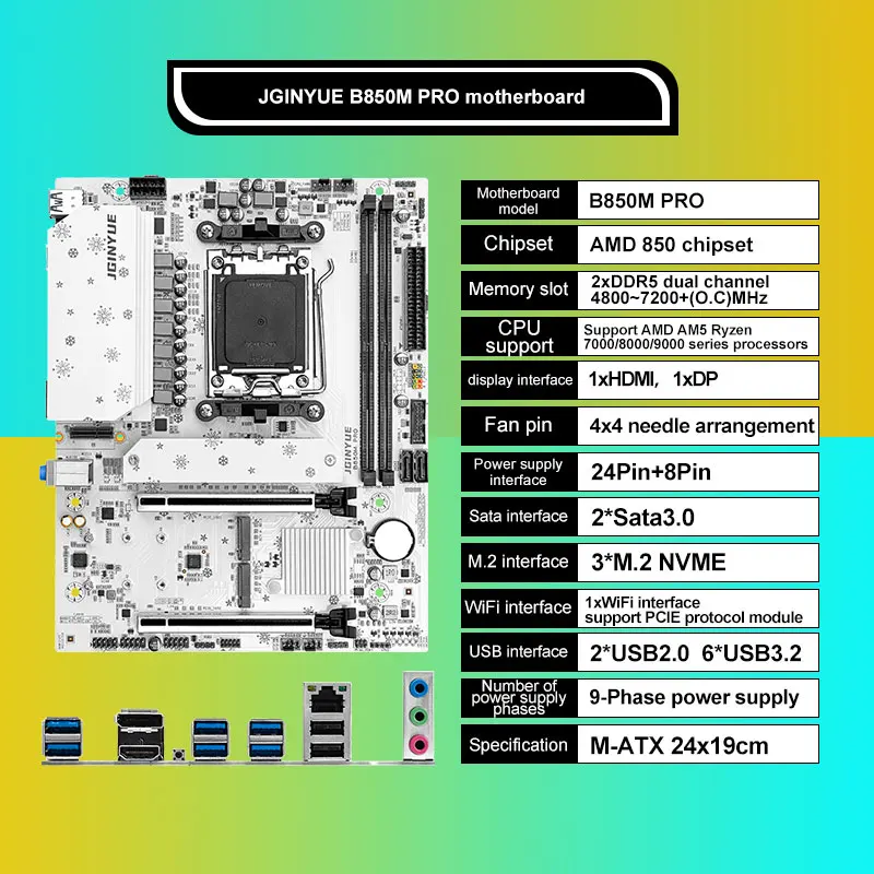 مجموعة اللوحة الأم JGINYUE B85 - مراجعة Ddr5 16Gb 6000Mhz وسعره