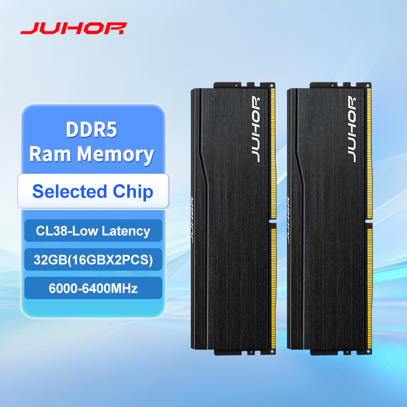 ذاكرة JUHOR DDR5 32GB(16GBX2)  - مراجعة Ddr5 16Gb 6000Mhz وسعره