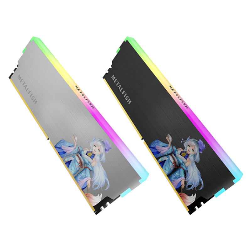 METALFISH DRAM المبرد 5V-3PIN  - مراجعة Ddr5 Rgb Ram وسعره