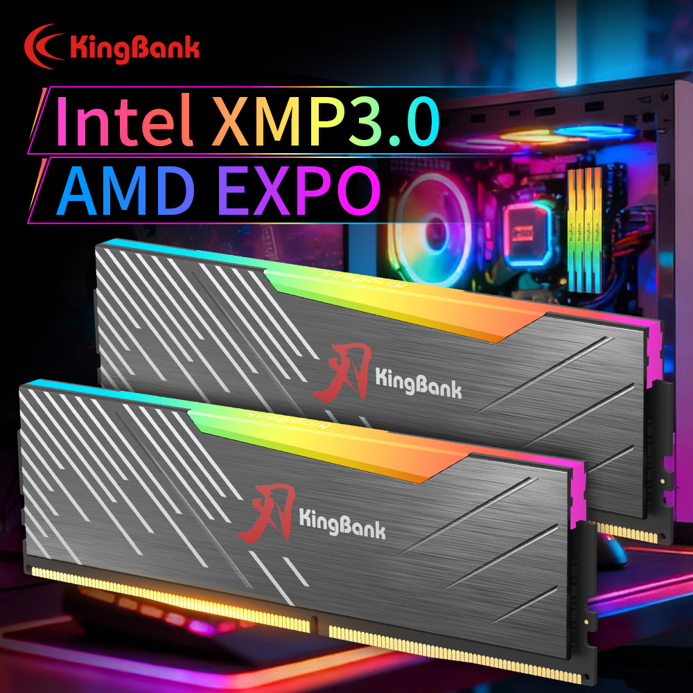 ذاكرة كمبيوتر مكتبي KingBank K - مراجعة Ddr5 16Gb 6000Mhz وسعره