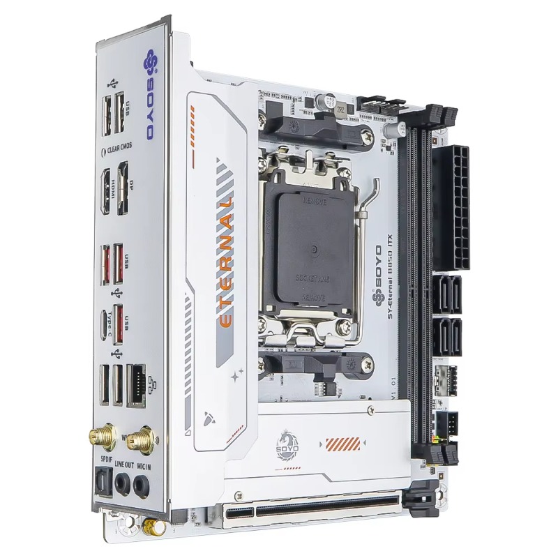 لوحة أم SY-B850ITX تدعم WIFI6  - مراجعة Ddr5 64Gb وسعره