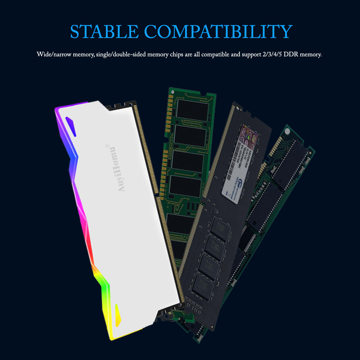 مشتت حراري RGB من AuyiHomu، مب - مراجعة Ddr5 Rgb Ram وسعره