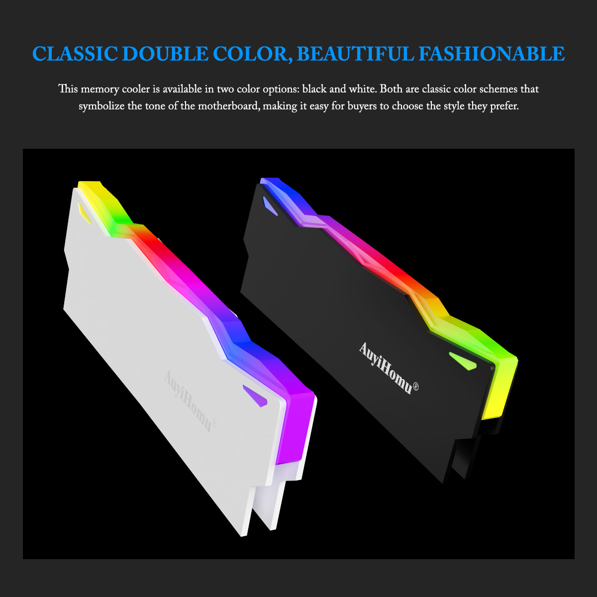 مشتت حراري RGB من AuyiHomu، مب - مراجعة Ddr5 Rgb Ram وسعره