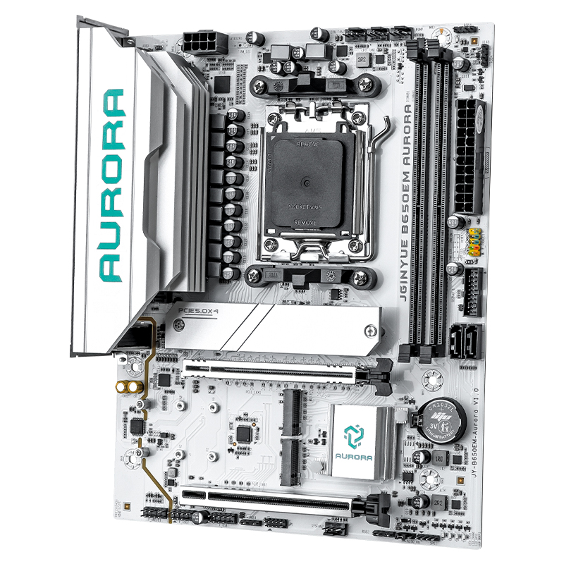 JGINYUE B650M AURORA اللوحة ال - مراجعة Ddr5 Rgb Ram وسعره